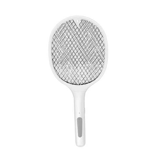 Mosquitoes Lamp & Racket 2 In 1 Electric Fly Swatter Powerful Usb Rechargeable Grid 3-layer Mesh Home Fly Killer Lamp(random Color )